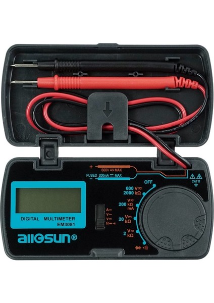 Türü EM3082 All-Sun Digital Multimetre 3 1/2 1999 Düşük Pil Endikasyon Aşırı Yük Koruması (Yurt Dışından) fiyatları