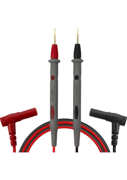 20A Parobe 20A Multimetre Probları Değiştirilebilir İğneler Testi Dijital Multimete İçin Kit Probu (Yurt Dışından)