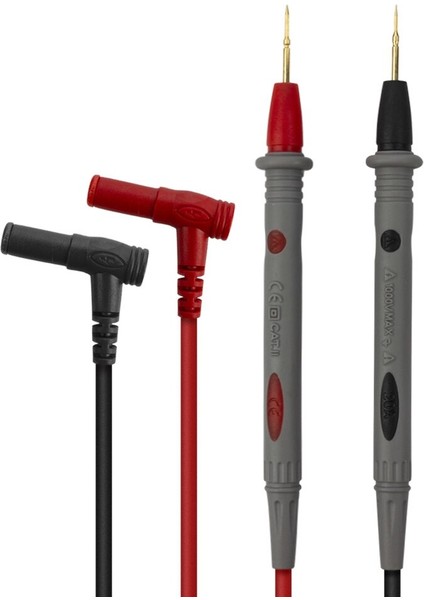 20A Parobe 20A Multimetre Probları Değiştirilebilir İğneler Testi Dijital Multimete İçin Kit Probu (Yurt Dışından)