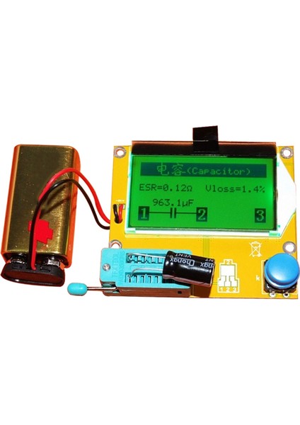 Yükseltilmiş Yeni MEGA328 M328 Lcr-T4 LCD Dijital Transistör Test Cihazı (Yurt Dışından)