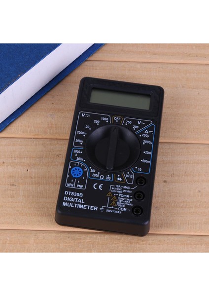 Sarı DT-830B LCD Dijital Multimetre Ac Dc 750 1000 V Voltmetre Ampermetre Ohm Tester Metre (Yurt Dışından)