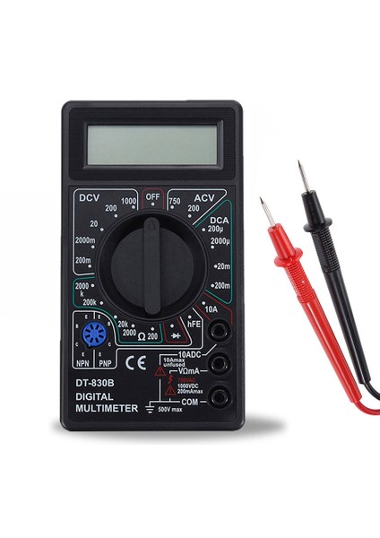 Ouee 2 Renkli LCD Dijital Multimeter Ac / Dc 750/1000V (Yurt Dışından)