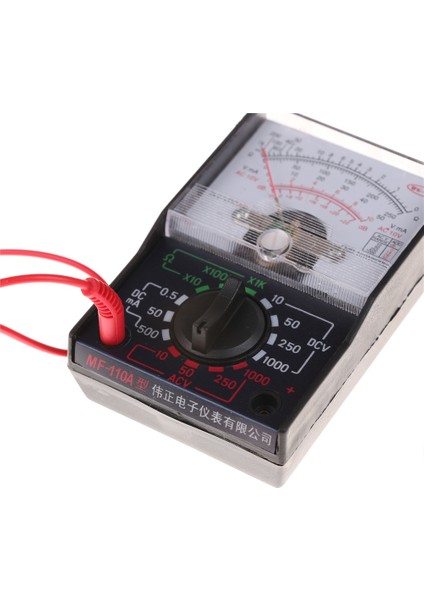 Gösterildiği Gibi MF-110A Elektrikli Analog Multimetre Multitester Taşınabilir Voltmetre Ampermetre Ac / Dc (Yurt Dışından)