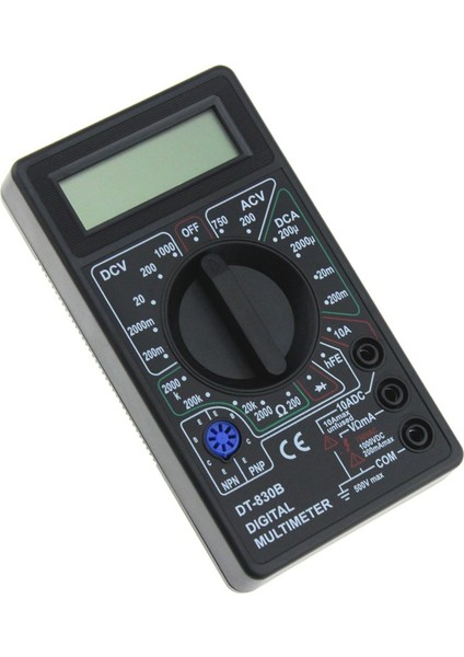 B Mini Cep Dijital Multimetre 1999 Sayar Ac / Dc Volt Ohm Tester ermetre Voltmetre (Yurt Dışından)