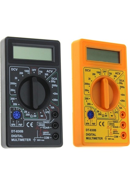 B Mini Cep Dijital Multimetre 1999 Sayar Ac / Dc Volt Ohm Tester ermetre Voltmetre (Yurt Dışından)