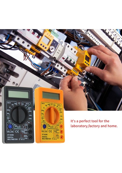 B Mini Cep Dijital Multimetre 1999 Sayar Ac / Dc Volt Ohm Tester ermetre Voltmetre (Yurt Dışından)