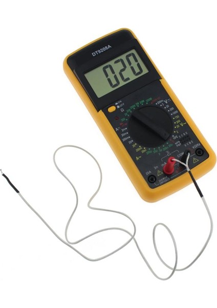 Sarı DT9208A Profesyonel LCD Dijital Multimetre Elektrikli El Ampermetre Voltmetre Dayanımı (Yurt Dışından) indirimleri