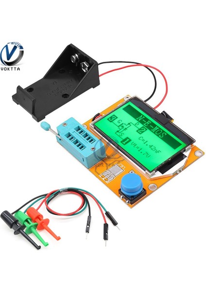 Test Kanca Lcr-T4 MEGA328 Dijital Transistör Test Cihazı Diyot Triode Kapasitans Lcr T4 (Yurt Dışından)