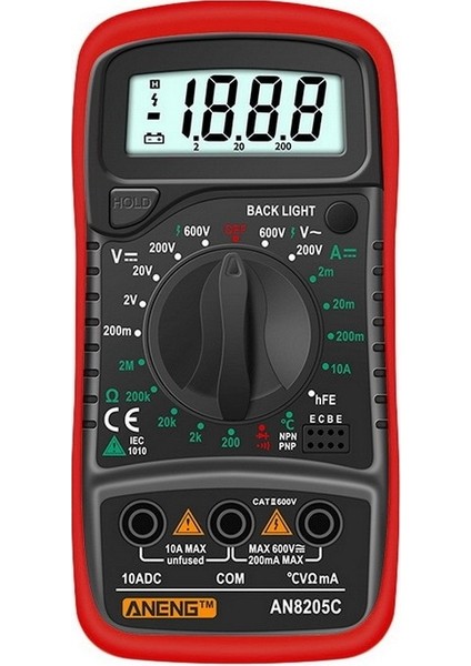 Türü Bir Dijital Multimetre M1 A830L Taşınabilir Multimetreler El Test Cihazı Akıllı Dijital Multimetro Test Kurşun ile Büyük LCD Ekran (Yurt Dışından)