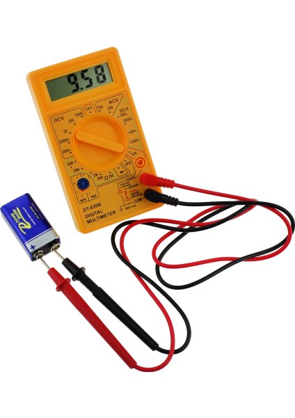 Sarı DT-830B LCD El Dijital Multimetre Taşınabilir Ac / Dc 750/1000 V Ampermetre Voltmetre Ohm (Yurt Dışından)