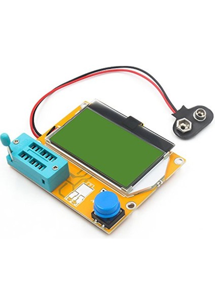 Yükseltilmiş Sürüm Dijital Multimetre Esr-T4 LCD Ekran Esr Transistör Test Cihazı 9V Diod Triode (Yurt Dışından)