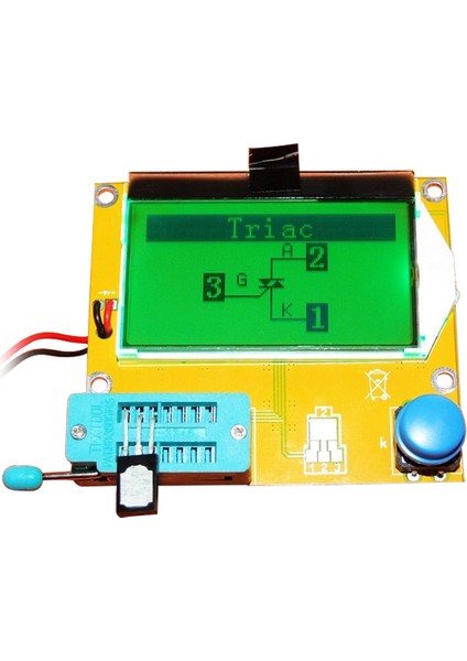 Yükseltilmiş Sürüm Dijital Multimetre Esr-T4 LCD Ekran Esr Transistör Test Cihazı 9V Diod Triode (Yurt Dışından)