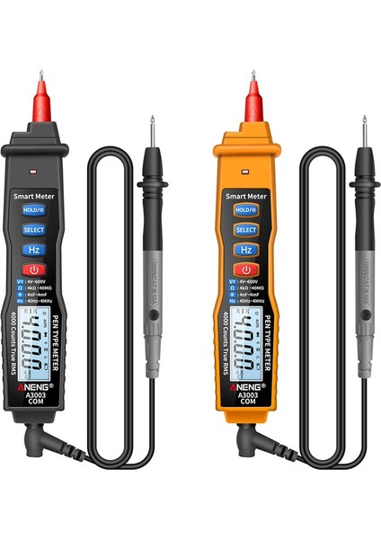 Sarı A3003 Dijital Multimetre Kalem Ölçer 4000 Iletişim Yapmayan Ac / Dc Voltajlı Sayımlar (Yurt Dışından) fiyatları
