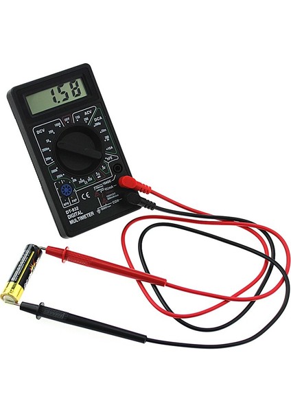 Sarı Profesyonel DT832 Dijital Multimetre LCD Dc Ac Voltmetre Ampermetre Ohm Test Cihazı Ac / Dc (Yurt Dışından)