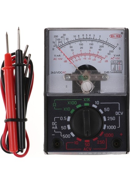 Gösterildiği Gibi MF-110A Elektrikli Analog Multimetre Multitester Taşınabilir Voltmetre Ampermetre Ac / Dc (Yurt Dışından)