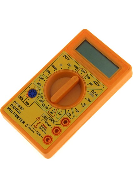 Sarı DT830D Metre Mini Dijital Multimetre Voltmetre Gerilim Ampere Ohm Test Cihazı Dcac Ampermetre (Yurt Dışından)