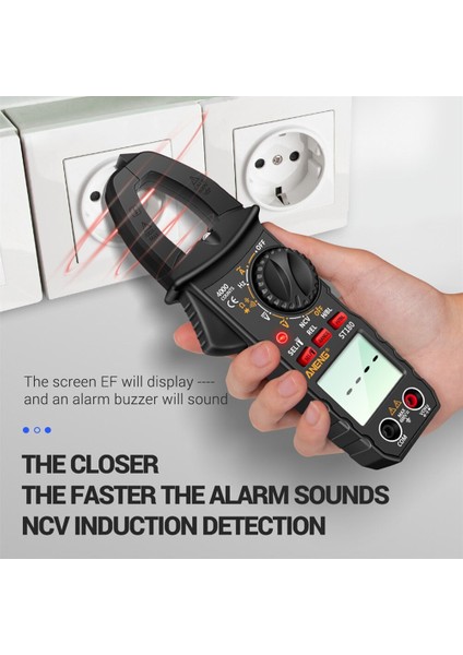 Sarı Güç Faktörü Elektrikli Enerji Ampermetre Voltmetre Gerilim Direnci 4000 Ohm Ncv Sayar (Yurt Dışından)