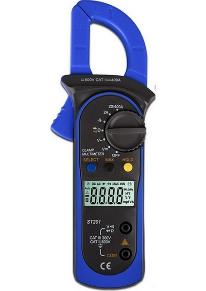 Mavi Profesyonel Dijital Multimetre Test Cihazı Multimetre Dijital Kelepçe Yüksek Hassasiyetli Ölçüm (Yurt Dışından)