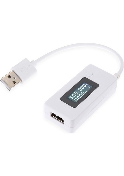 Bir Gerilim Akım Ölçer LCD USB Akım Gerilim Doktor Şarj Kapasitesi Akım Gerilimi (Yurt Dışından)
