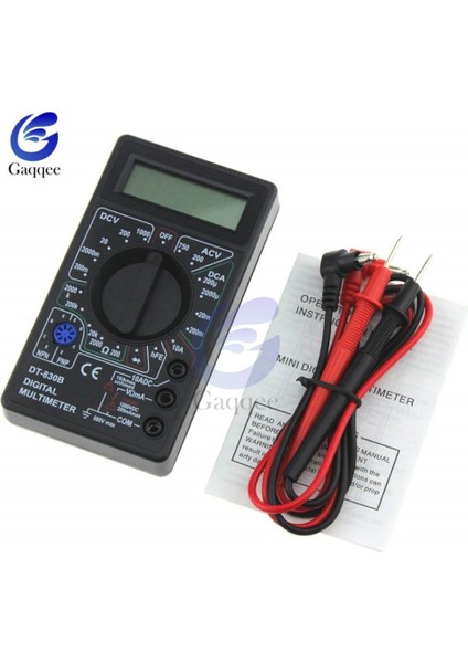 Sarı DT830B Mini Multimetre LCD Dijital Multimetro Volt Ohm Tester Metre Voltmetre (Yurt Dışından)