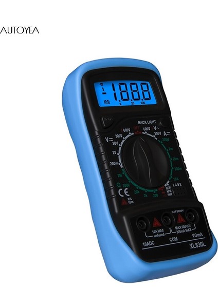 Turuncu Multimetre Dijital Arka Işık Esr Metre Voltmetre Ampermetre Transistör Test Cihazı Profesyonel (Yurt Dışından) indirimleri