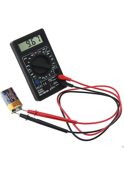 Sarı Profesyonel DT832 Dijital Multimetre LCD Dc Ac Voltmetre Ampermetre Ohm Test Cihazı (Yurt Dışından)