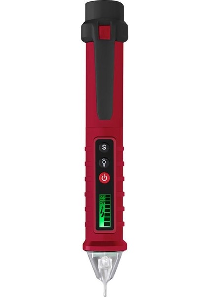 Kırmızı VC1010 Dijital Gerilim Dedektörleri 12-1000 V Ac / Dc Temassız Kalem Test Cihazı Ölçer LCD Ekran (Yurt Dışından)
