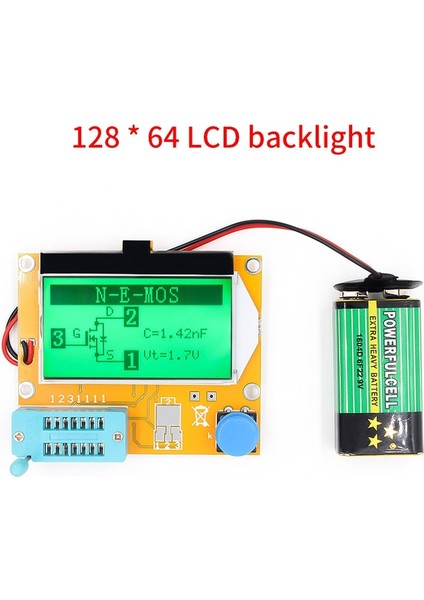 Lcr-T4 Esr Metre Transistör Test Cihazı Diyot Triode (Yurt Dışından)