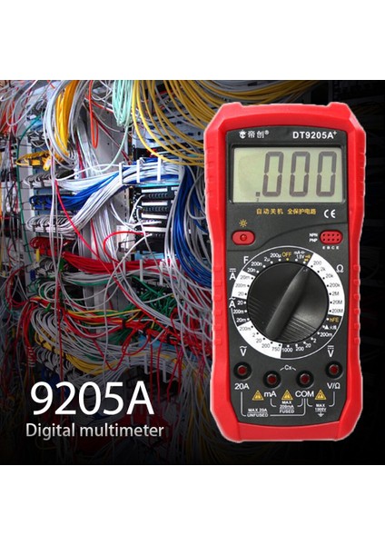 DT830B Siyah Akıllı Multimetre Dijital Elektrikçi Dijital Ekran Ac ve Dc Taşınabilir (Yurt Dışından)