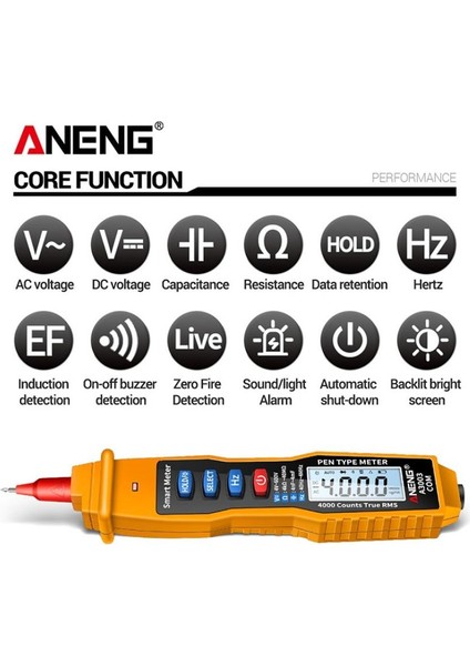 Siyah A3003 Elektrikçi Dijital Voltmetre Profesyonel Multimetre Ampermetre Test Cihazı Test Akımı (Yurt Dışından) indirimleri