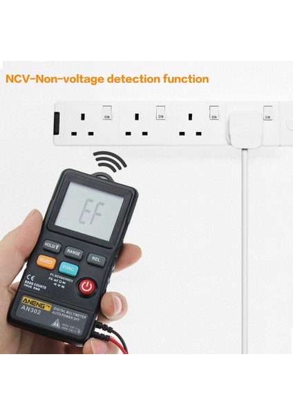 AN302 Mini Dijital Multimetre 1999COUNTS Ac / Dc Voltmetre Dirençli Ampermetre Ölçer Test Cihazı (Yurt Dışından)