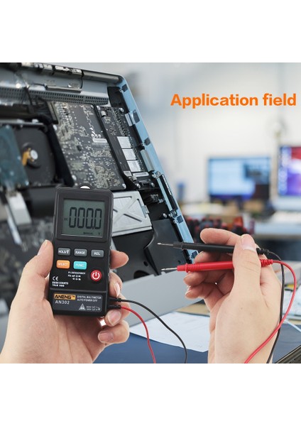 AN302 Mini Dijital Multimetre 1999COUNTS Ac / Dc Voltmetre Dirençli Ampermetre Ölçer Test Cihazı (Yurt Dışından)