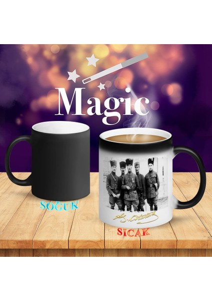 Atatürk'ün Arkadaşları Sihirli Kupa BARDAK-ATATURK824