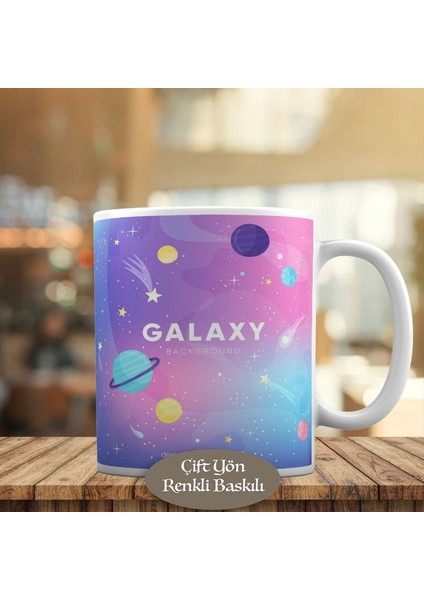 Yıldız ve Gezegenler Gök Bilimi Kupa Bardak HEDIYELIK-7519