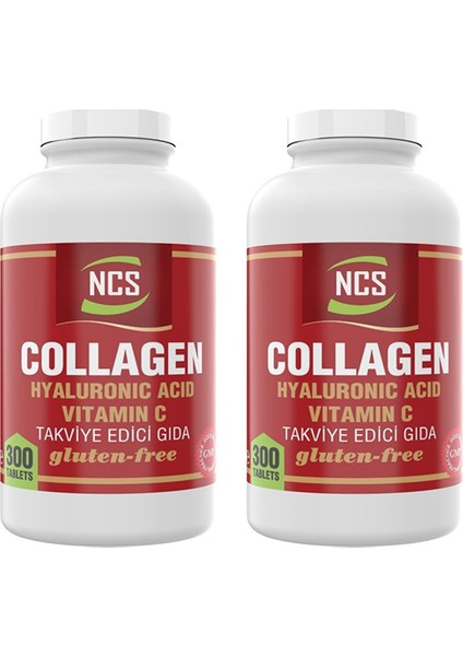 Collagen Hyaluronic Acid Vitamin C -300 Tablet 2 Kutu
