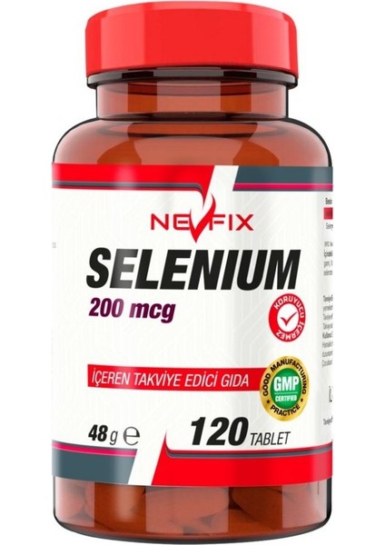 Selenyum 200 Mcg 120 Tablet