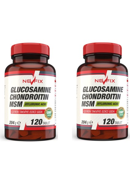 Nevfix Glucosamine Chondroitin Msm 120 Tablet 2 Kutu