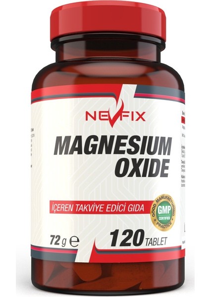 Magnesium Oxide Magnezyum 250 Mg 120 Tablet 2 Kutu