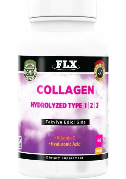 Flxcollagen Tip-1-2-3 Hyoluronic Vitamin C 180 Tablet