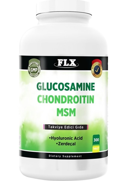Flxglucosamine Chondroitin Hyoluronic Asit Zerdeçal 300 Tablet