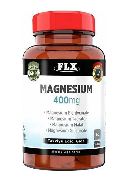 Flx Magnezyum Bisglisinat Malat Taurat Glukonat 60 Tablet