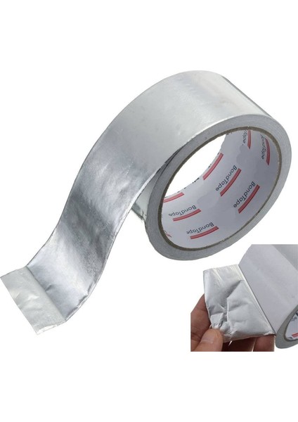 Alüminyum Folyo Bant Sızdırmazlık 48MM x 25 Metre Buhar Kesici Özellik Klima Tesisat Neme Dayanıklı Izolasyon Agmair Agm Havalandırma