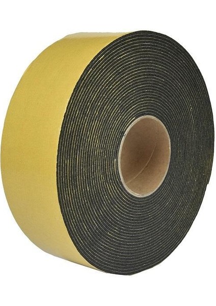 Kauçuk Bant 10CM Genişlik 15 Metre Uzunluk Elastomerik Arkası Kendinden Yapışkanlı Rulo Izolasyon Havalandırma Agmair Agm