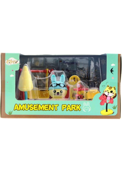 Kedi Şehri Salıncaklı Oyun Parkı Seti modelleri