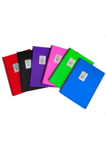 3 Adet A4 Plastik Pp Kapak Spiralli 72 Yaprak Çizgili Defter Attack Sry fiyatları