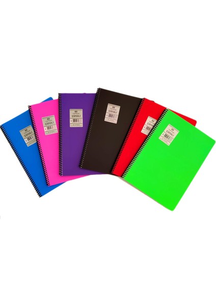 3 Adet A4 Plastik Pp Kapak Spiralli 60 Yaprak Çizgili Defter Attack Sry fiyatları