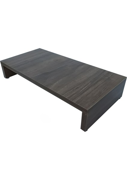 Haliç Kahverengi Desen Mdf Ekran Altı Ekran Yükseltici Monitor Stand 45 cm x 22 cm
