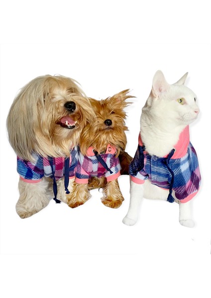 Mini Suqare Pie Kapşonlu Sweatshirt Ceket Kedi Süveteri Kedi Kıyafeti S indirimleri