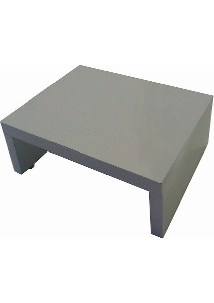 Mat Beyaz Mdf Ekran Altı Ekran Yükseltici Monitor Stand 30 cm x 20 cm