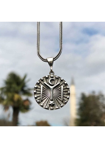 Kayı Boyu Gümüş Erkek Kolye